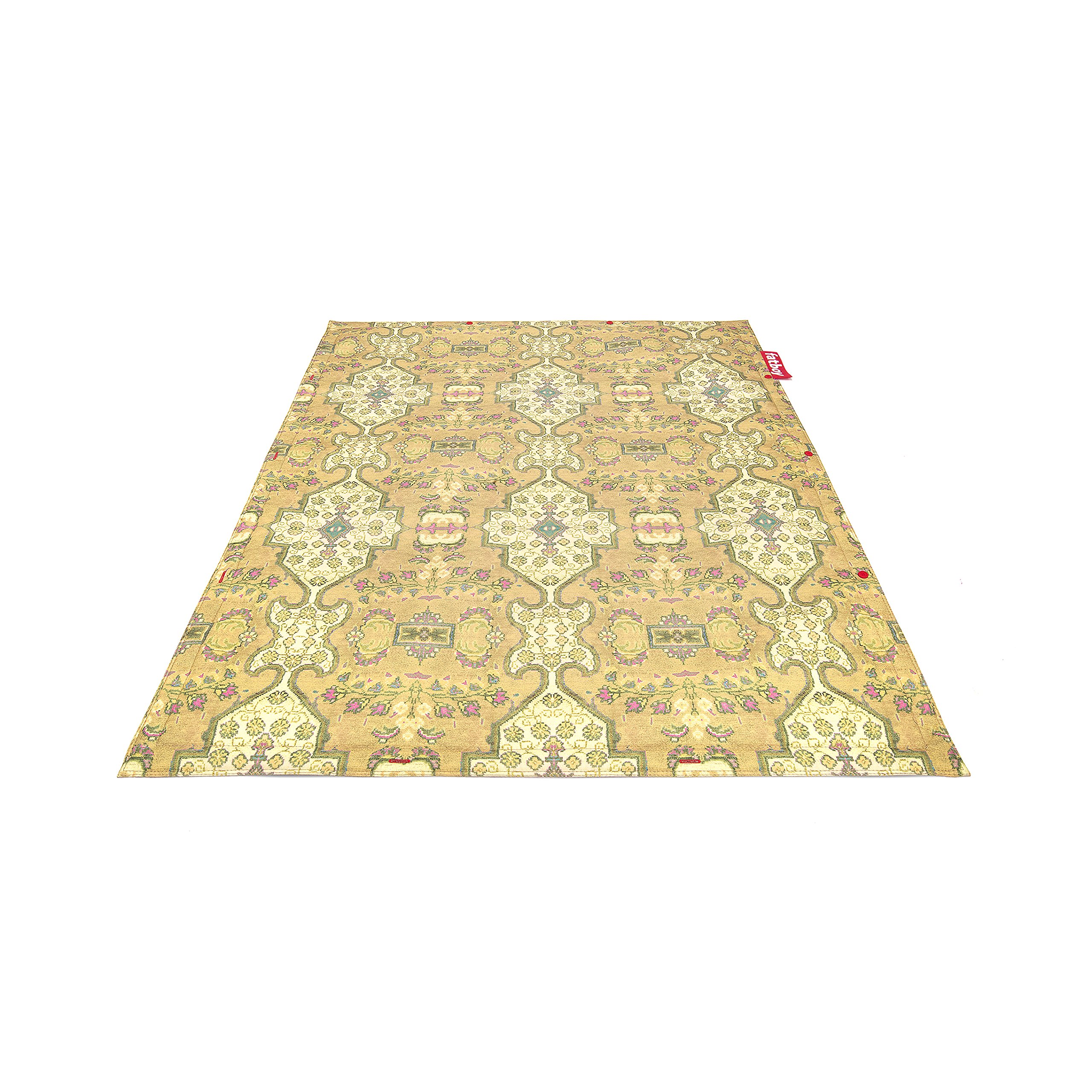 Fatboy Non-Flying Carpet Small Area Rug - Soft Bohemian Cardamom Design for Living Room, Bedroom or Nursery Decor | Cozy Floor Mat for Home, Dorm & Kids Play Area