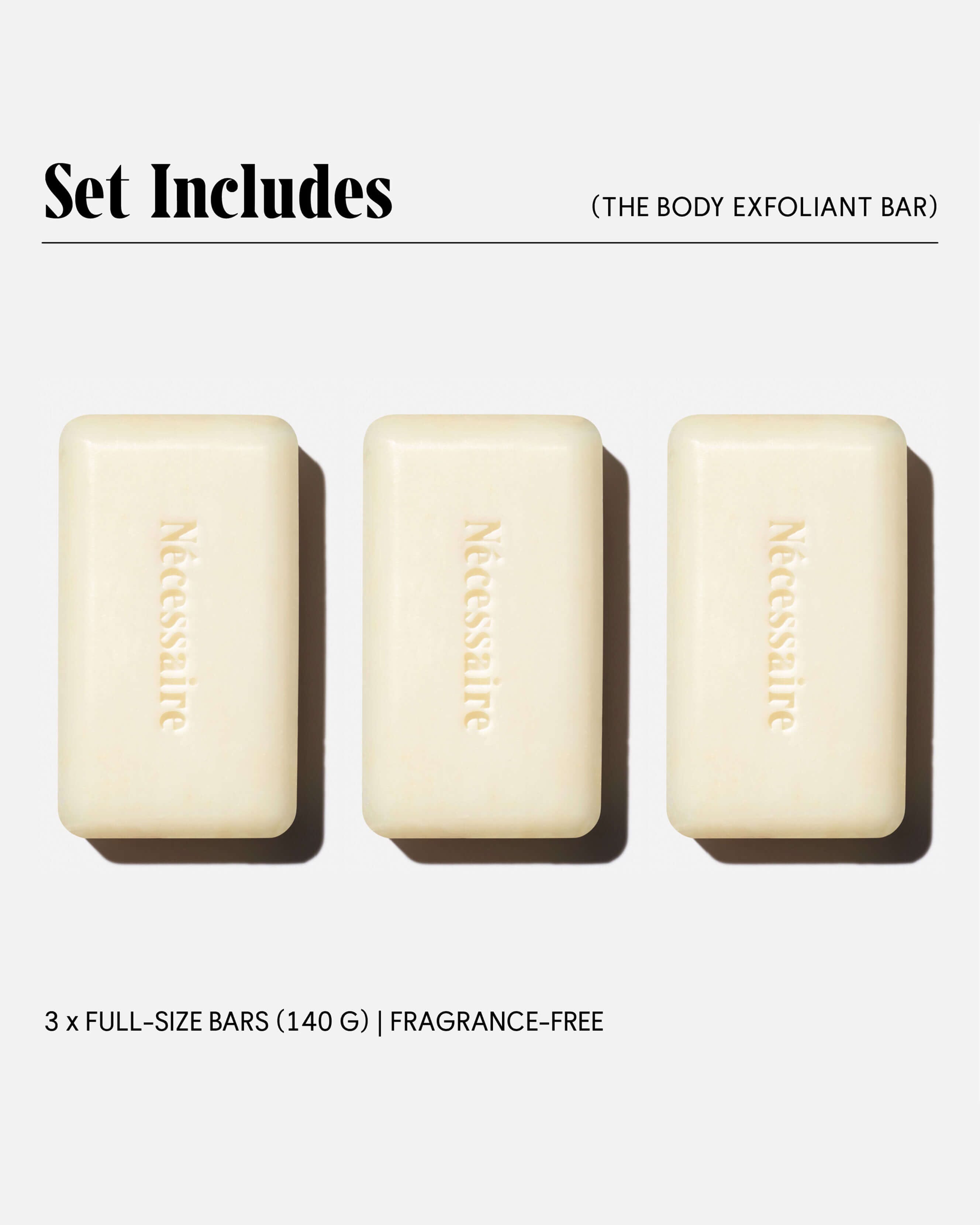 Best 2% Physical Exfoliant Body Scrub Bar Trio Set - Gentle Exfoliation for Smooth Skin | Perfect for Shower, Spa & Self-Care Routine