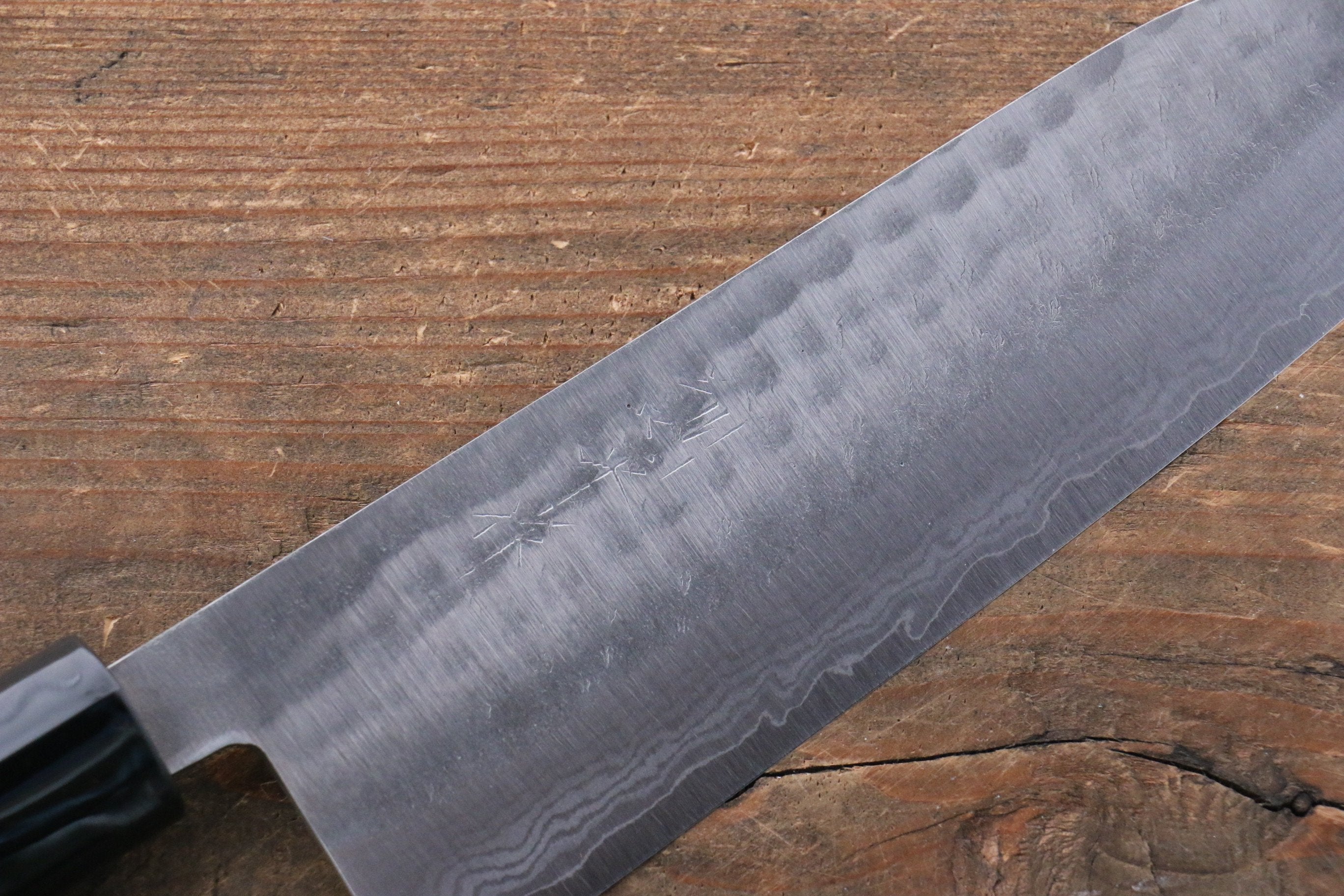 Premium Kunihira Tanryu VG1 Damascus Santoku Knife 170mm - Walnut Handle Japanese Chef Knife for Slicing, Dicing & Chopping Vegetables, Meat & Fish - Perfect for Home Cooks & Professional Chefs
