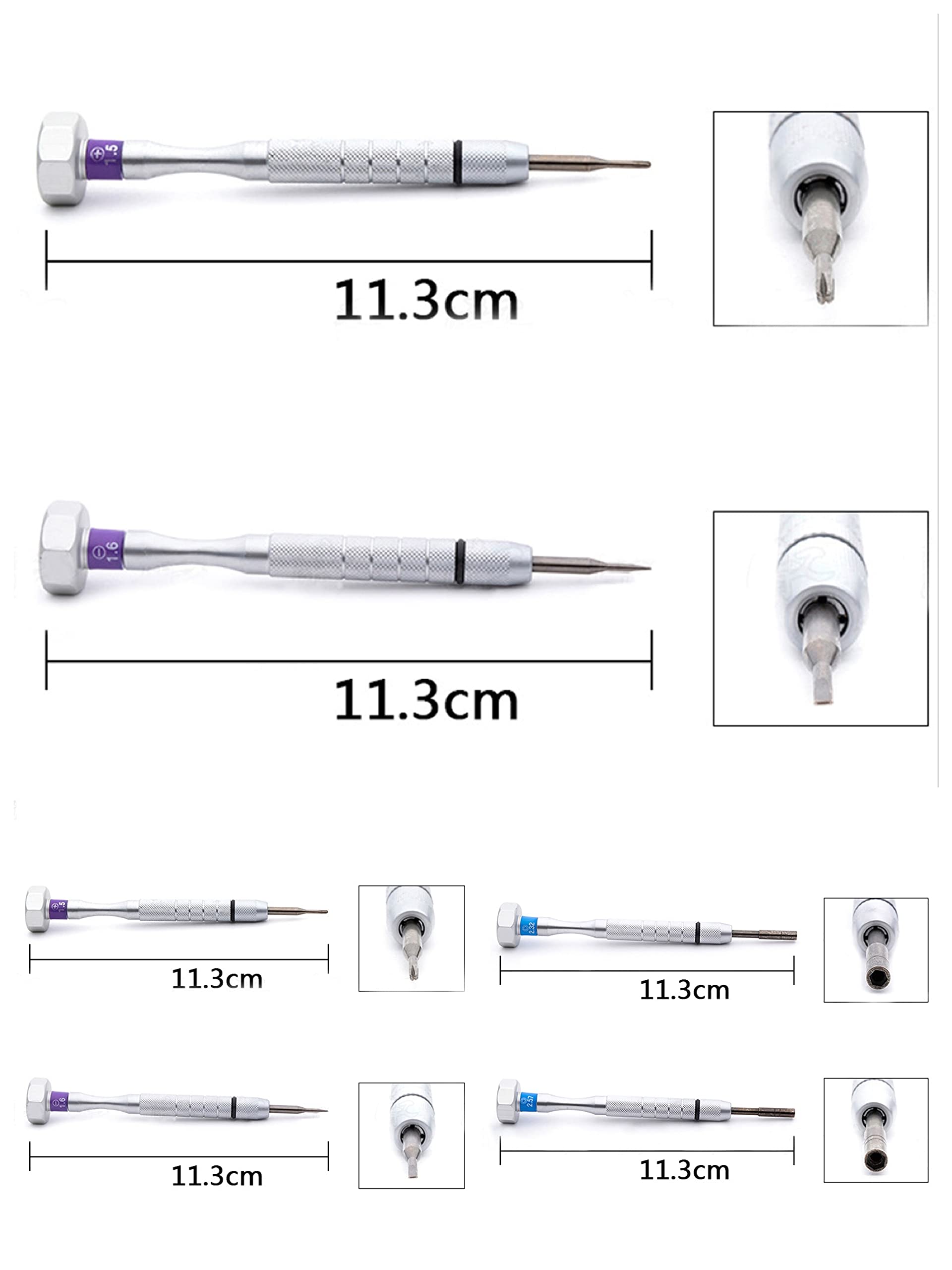 Professional Glasses Repair Kit - 6 Magnetic Screwdrivers & 8 Eyeglass Pliers with Stand Holder - Optical Lens Adjustment Tools for Eyeglasses, Sunglasses & Reading Glasses - Perfect for Home, Office & Travel Use