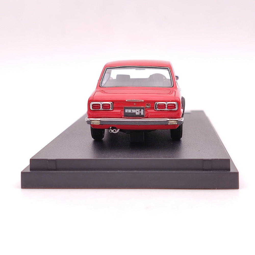 1/43 Scale Nissan Skyline 2000 GT-R KPGC10 Red Resin Model Car - Limited Edition Collectible Diecast Vehicle for Car Enthusiasts & Gift for Auto Lovers | Perfect for Display, Collection, and Racing Fans Decor