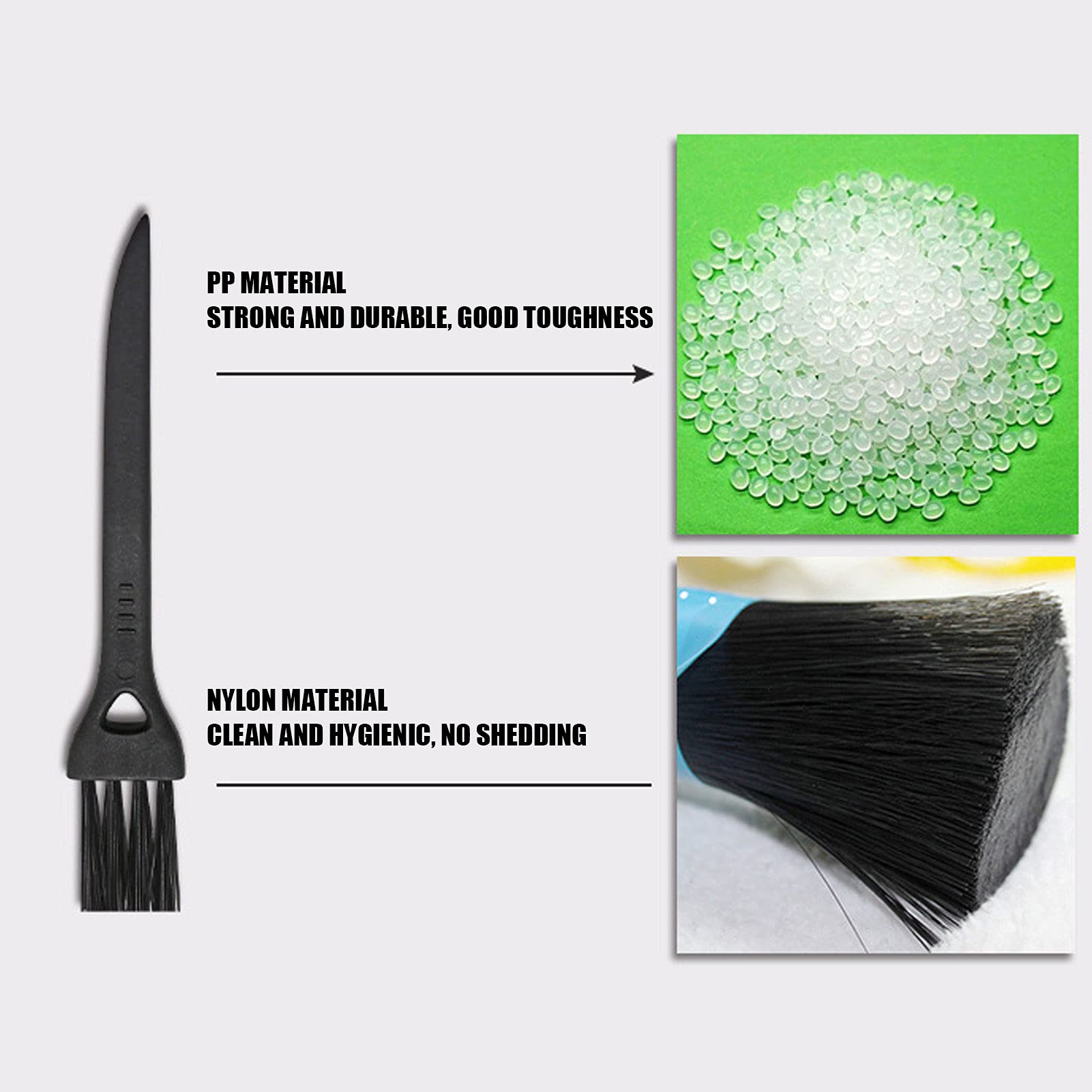 Premium Nylon Shaver Cleaning Brush for Electric Razors & Clippers - Gentle & Effective Cleaning Tool for Grooming Kits - Perfect for Home, Salon, and Travel Use