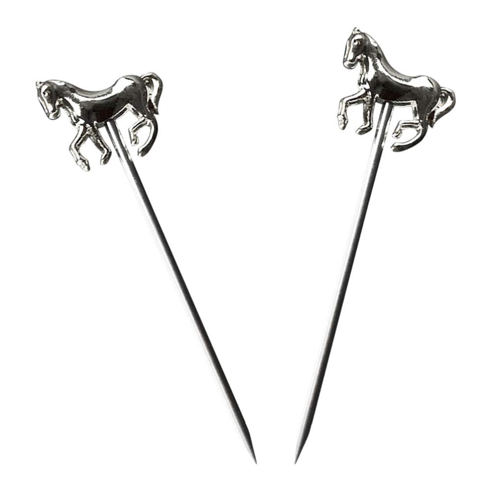 2-Pack Fruit Picks for Party Decorations - 6 Inch Cake Picks, Swizzle Sticks for Cocktails, Fruit Bowl Decor - Perfect for Birthday Parties, Weddings & Baby Showers