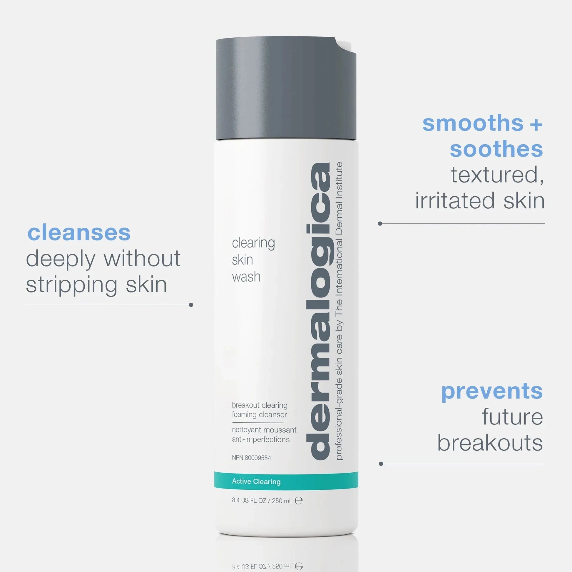 Best Clearing Skin Wash for Acne & Blemish Control - Gentle Face Cleanser for Oily & Sensitive Skin - Daily Skincare Routine for Clear & Healthy Complexion