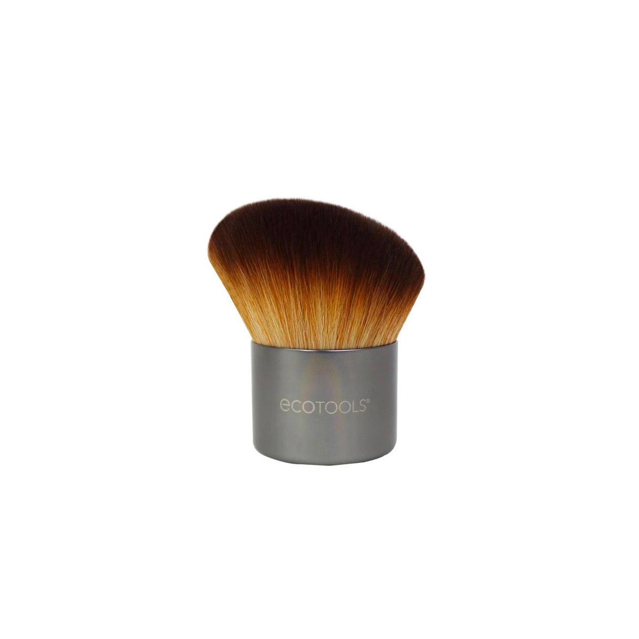 Premium Bronze Buki Brush for Makeup - Soft Bristles for Flawless Blending & Contouring | Perfect for Professional Artists & Home Use