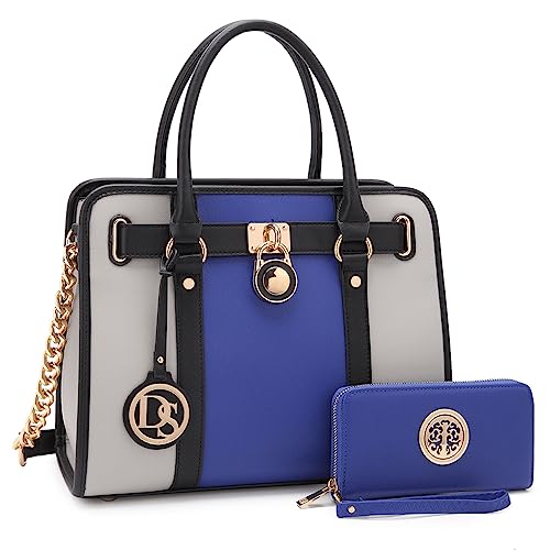 Blue and Grey With Matching Wallet