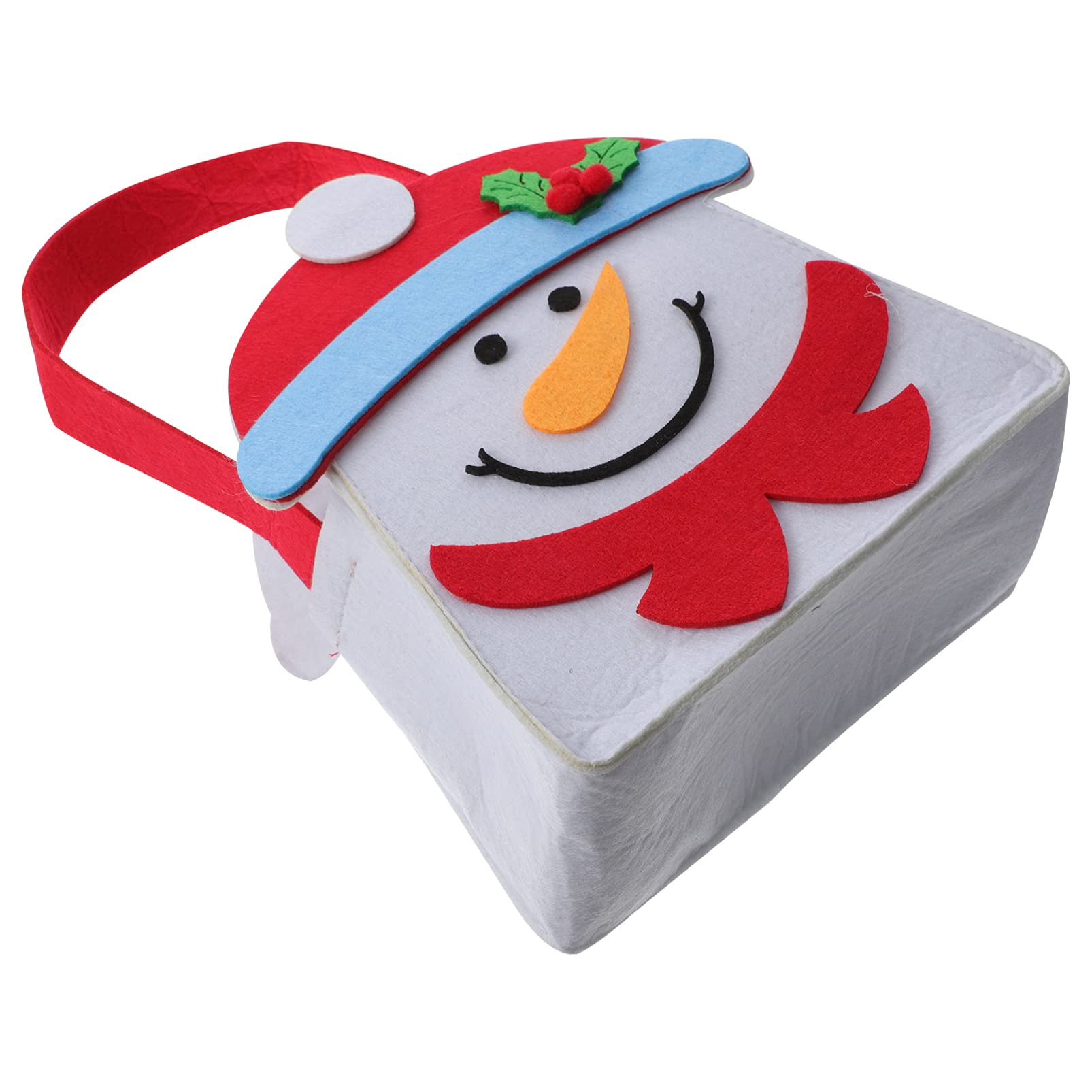 1pc Christmas Candy Bag - Xmas Party Favor Bags, Santa Claus Themed Candy Storage Pouch for Holiday Parties, Gift Wrapping & Home Decor (Red, Portable) - Perfect for Christmas Celebrations, School Events & Office Gift Exchanges