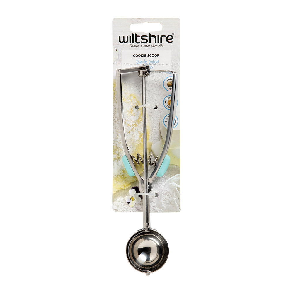 Premium Stainless Steel Cookie Scoop - Perfect for Baking, Ice Cream, and Melon Balls - Durable & Ergonomic Kitchen Tool for Home Bakers and Chefs