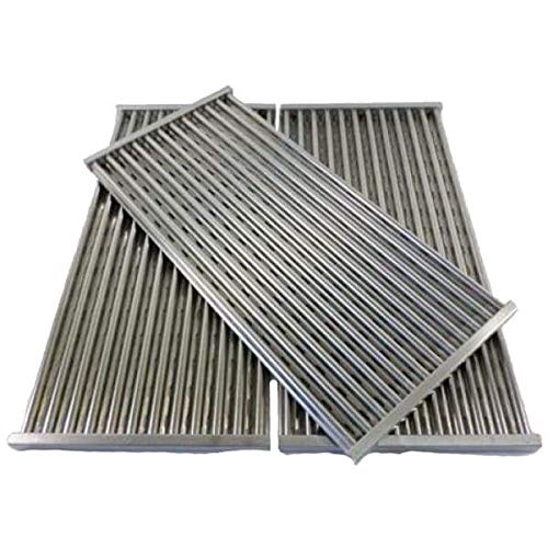 Stainless Steel BBQ Cooking Grates Set - 3-Piece Infrared Slotted Grates 18-3/8