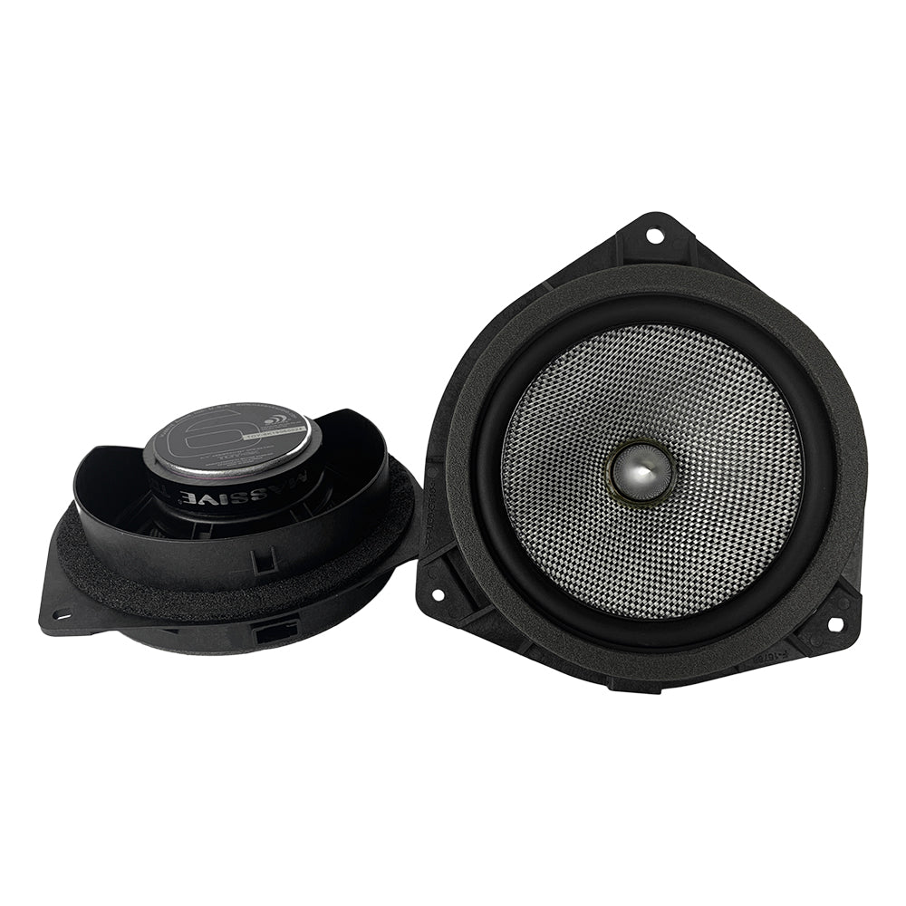 6.5 Inch Toyota OEM Speaker Upgrade Replacement - 80W RMS 160W MAX Component Car Audio Kit for Tacoma, Tundra, 4Runner | Enhanced Sound Quality for Music & Road Trips