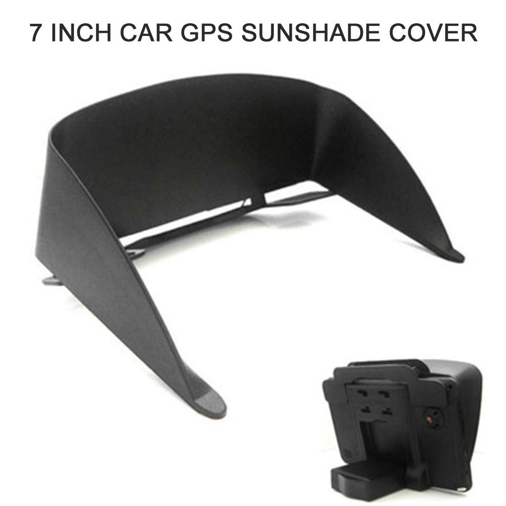 7 Inch GPS Sun Shade Cover - Anti-Glare Car Navigation Visor with Flexible Extension for Garmin, TomTom & Other GPS Devices - Perfect for Road Trips & Sunny Day Driving
