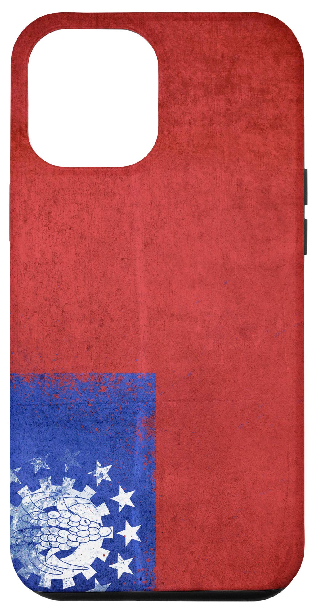 iPhone 12 Pro Max Case with Myanmar Flag Design - Premium Protective Cover for iPhone 12 Pro Max - Perfect Burmese Gift & Accessory for Travel, National Pride & Daily Use