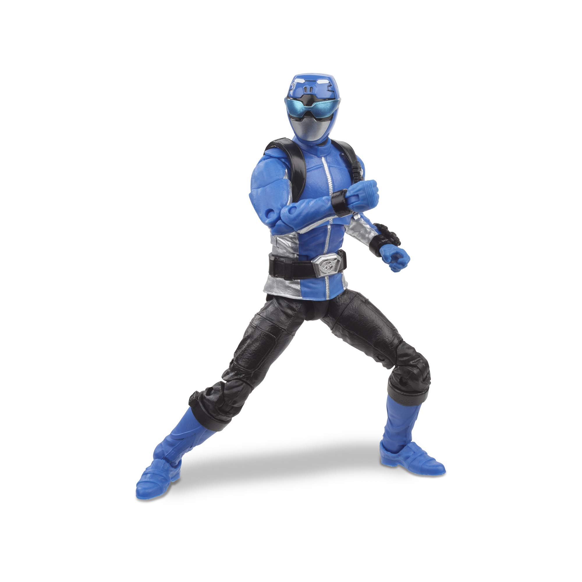 Power Rangers Lightning Collection 6 Inch Beast Morphers Blue Ranger Action Figure Toy with Accessories - Perfect for Collectors, Kids Gift & Display for Superhero Fans