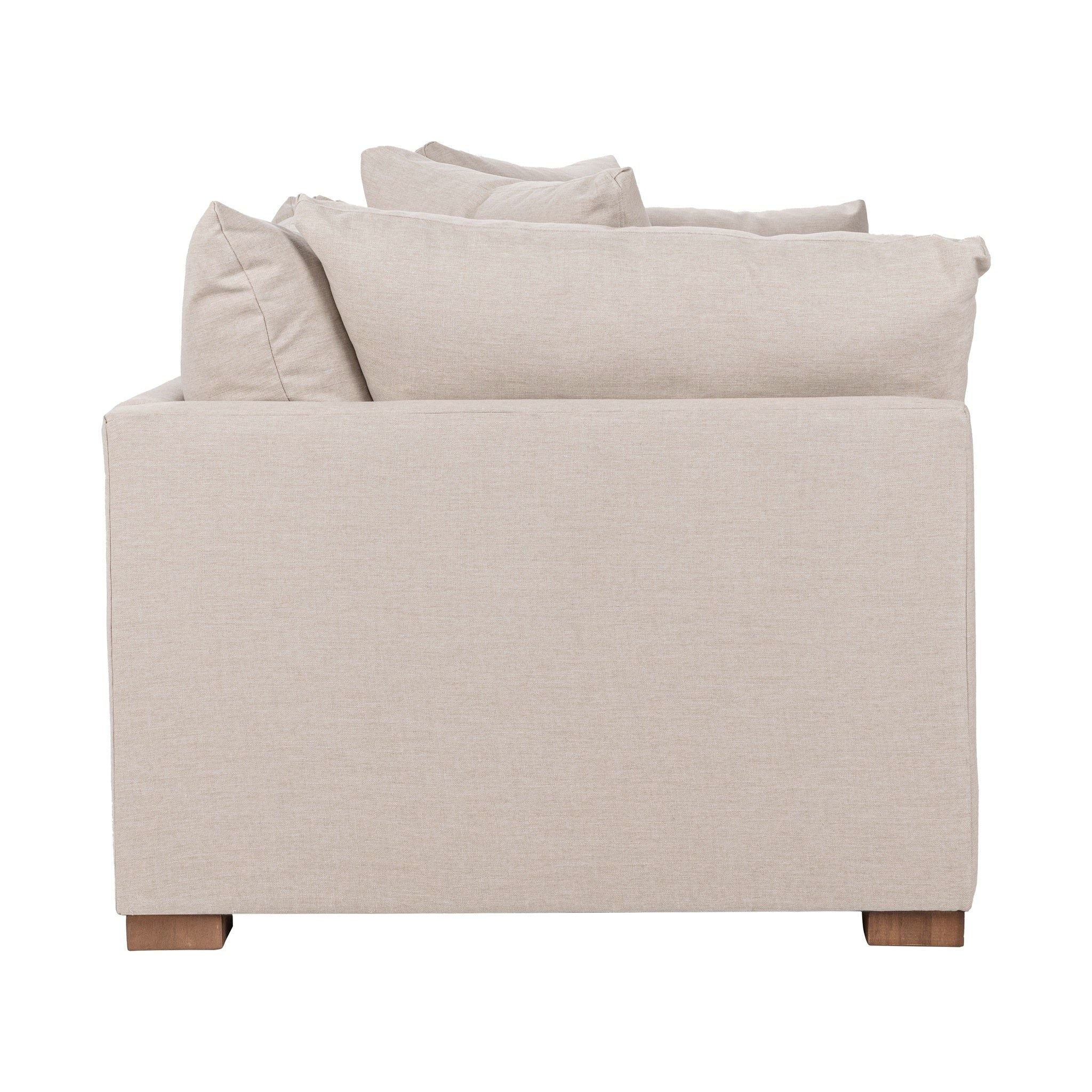 Audrey Upholstered Sofa - Modern Comfortable Fabric Couch for Living Room, Lounge & Home Decor