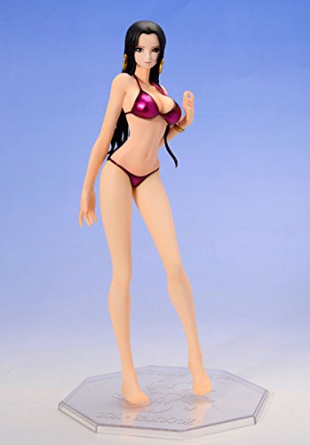 Megahouse One Piece Boa Hancock Purple Swimsuit Ver. Anime Figure - Perfect for Anime Collections, Cosplay Inspiration, and Display
