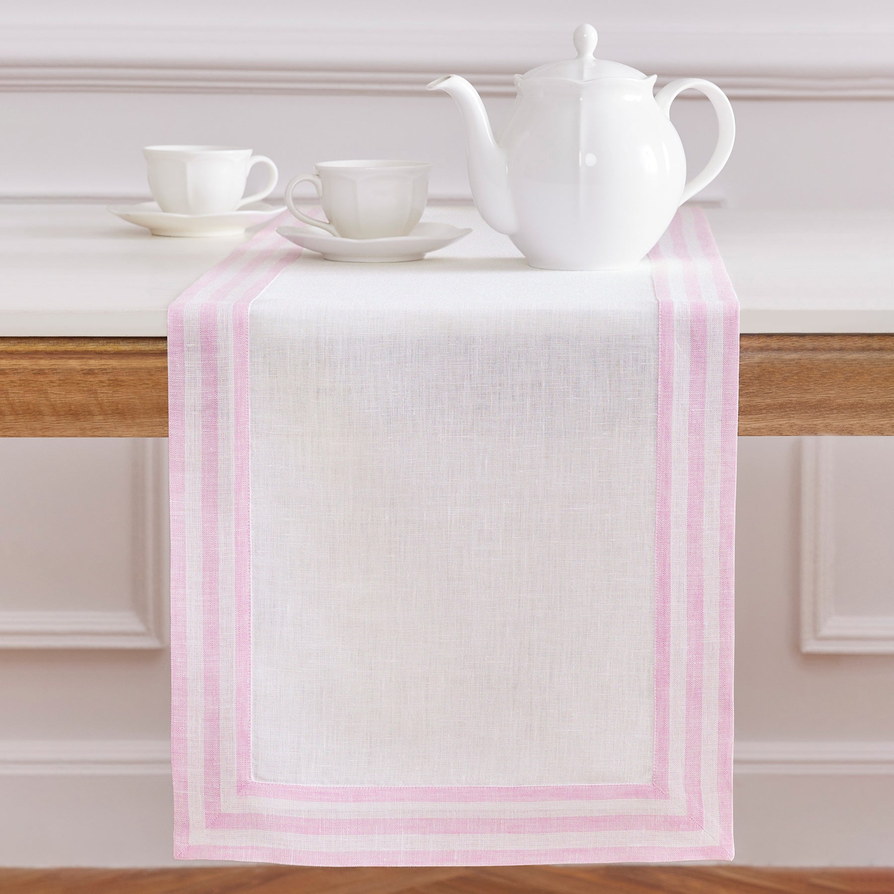 Elegant Mila Table Runner - Premium Linen Dining Decor for Weddings, Holidays & Everyday Use