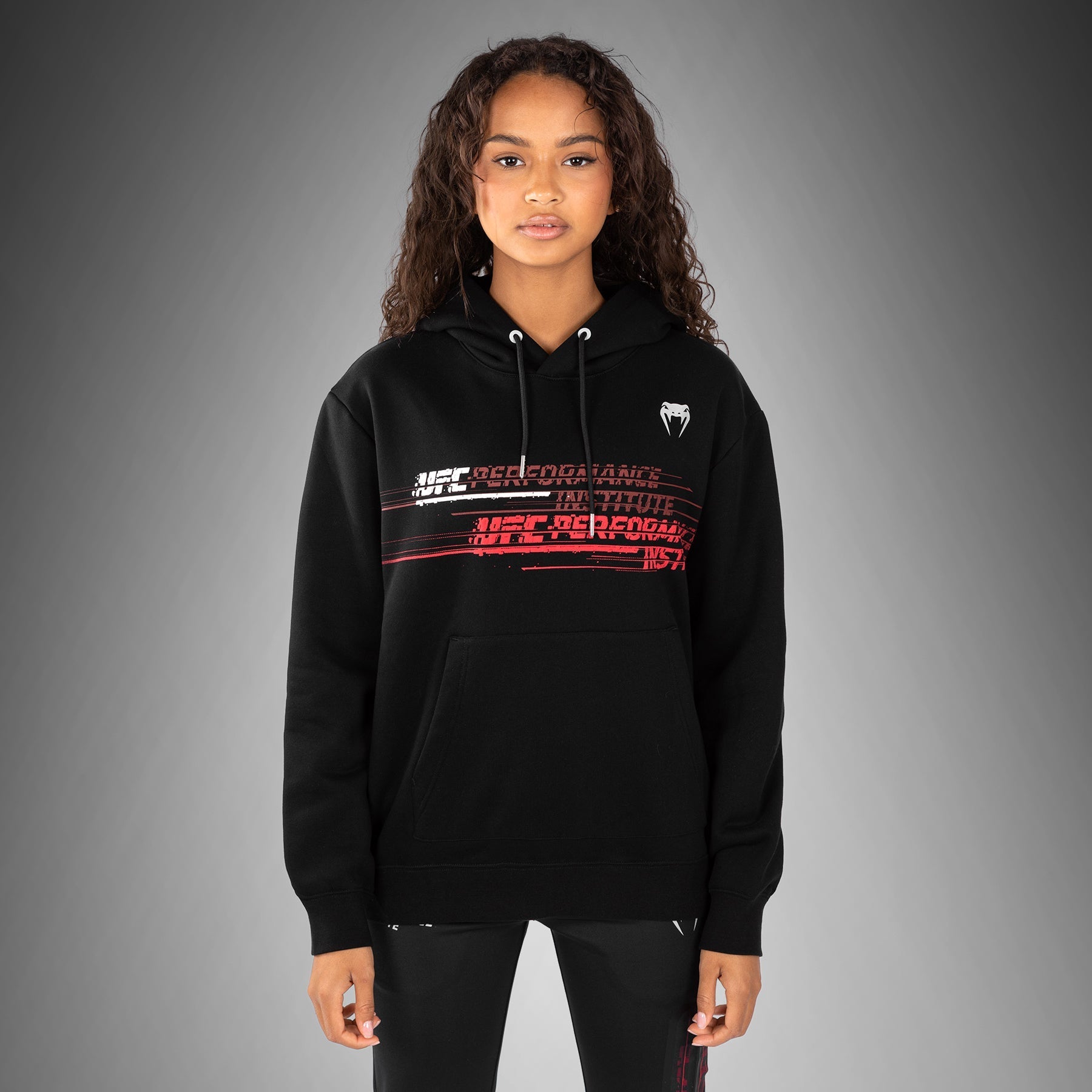 UFC Venum Performance Institute 2.0 Hoodie - Black & Red - MMA Training & Streetwear Fashion