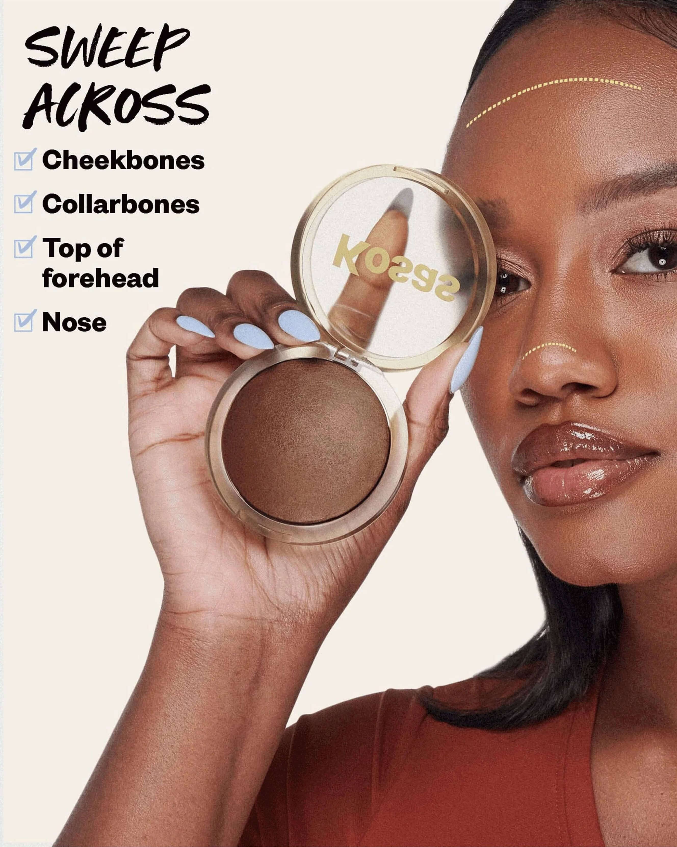 The Sun Show Glowy Warmth Bronzer - Natural Sun-Kissed Makeup for a Radiant Summer Look | Perfect for Beach Days & Outdoor Events