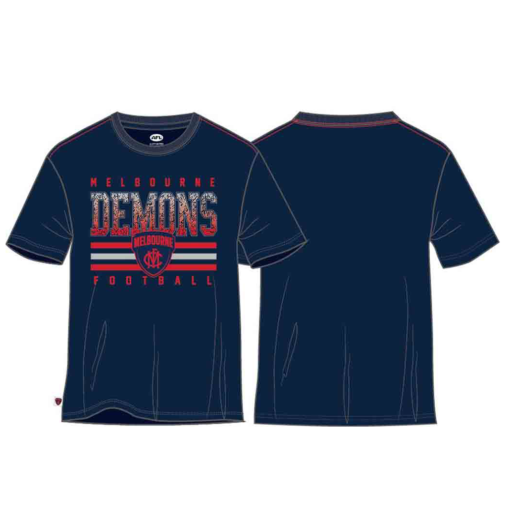 Melbourne Demons Sketch T-Shirt for Youth - Cool Graphic Tee for Boys & Girls - Perfect for School, Sports & Casual Wear