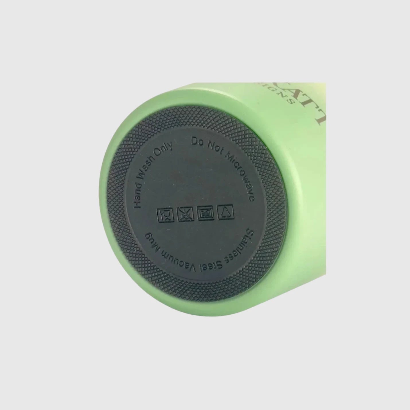 Pastel Green Insulated Travel Coffee Cup - 500ml Stainless Steel Vacuum Flask - Perfect for Commuting, Camping & Office Use