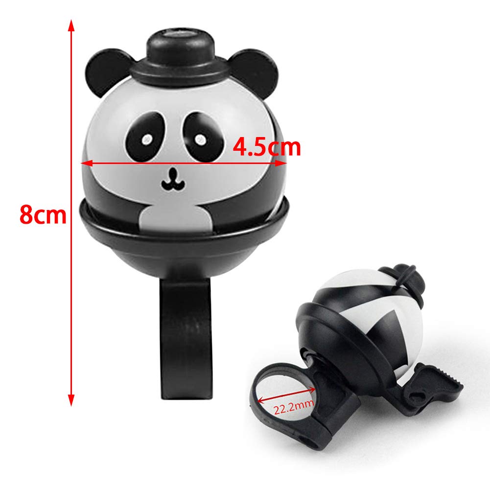 MAYiT Panda Bike Bell - 360° Rotatable, Loud & Durable for Kids Bikes - Perfect for Outdoor Cycling Adventures