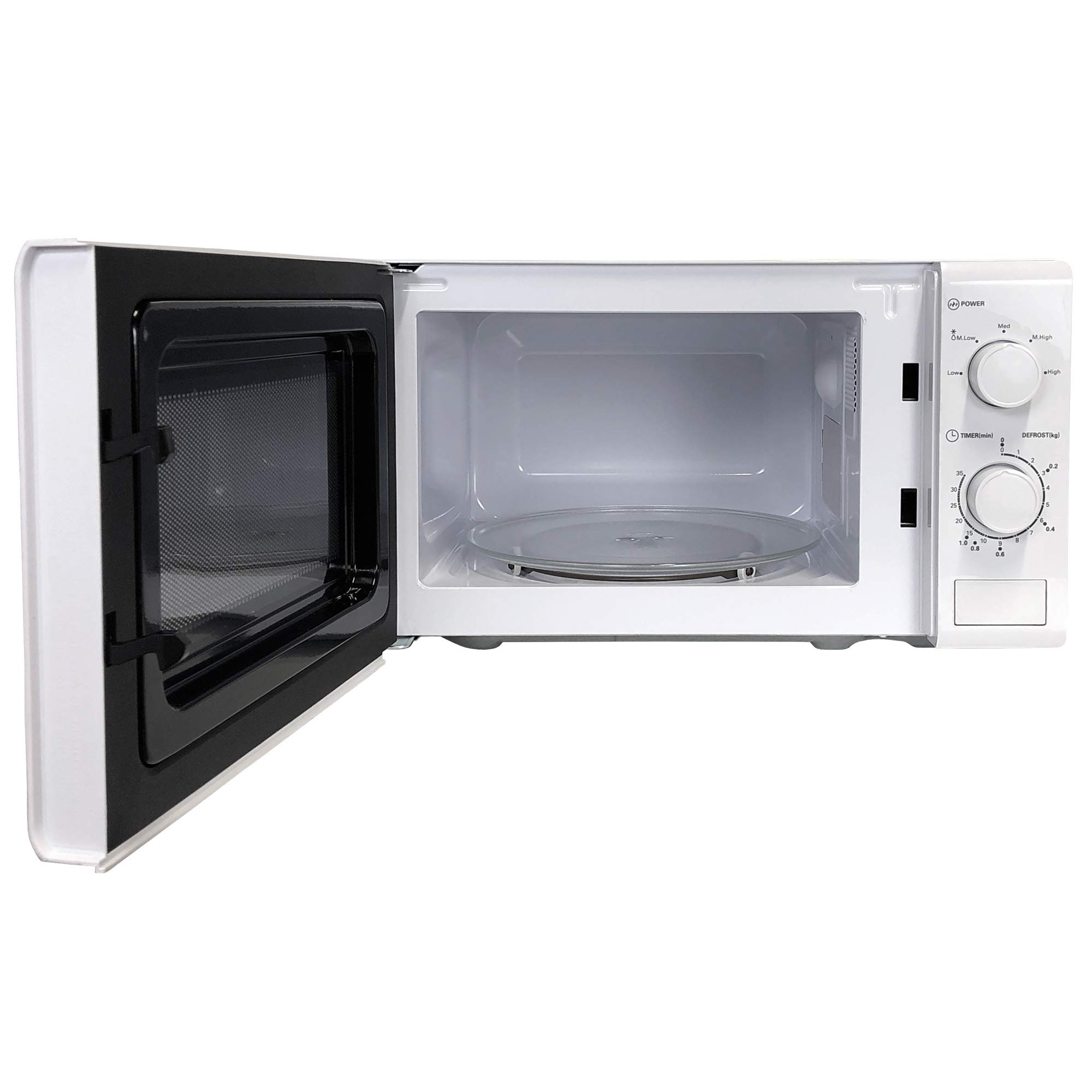 320W Low Power Microwave Oven - Energy Efficient 950W Draw - Perfect for Dorms, Offices & Small Kitchens [MSC.WHITE320W]