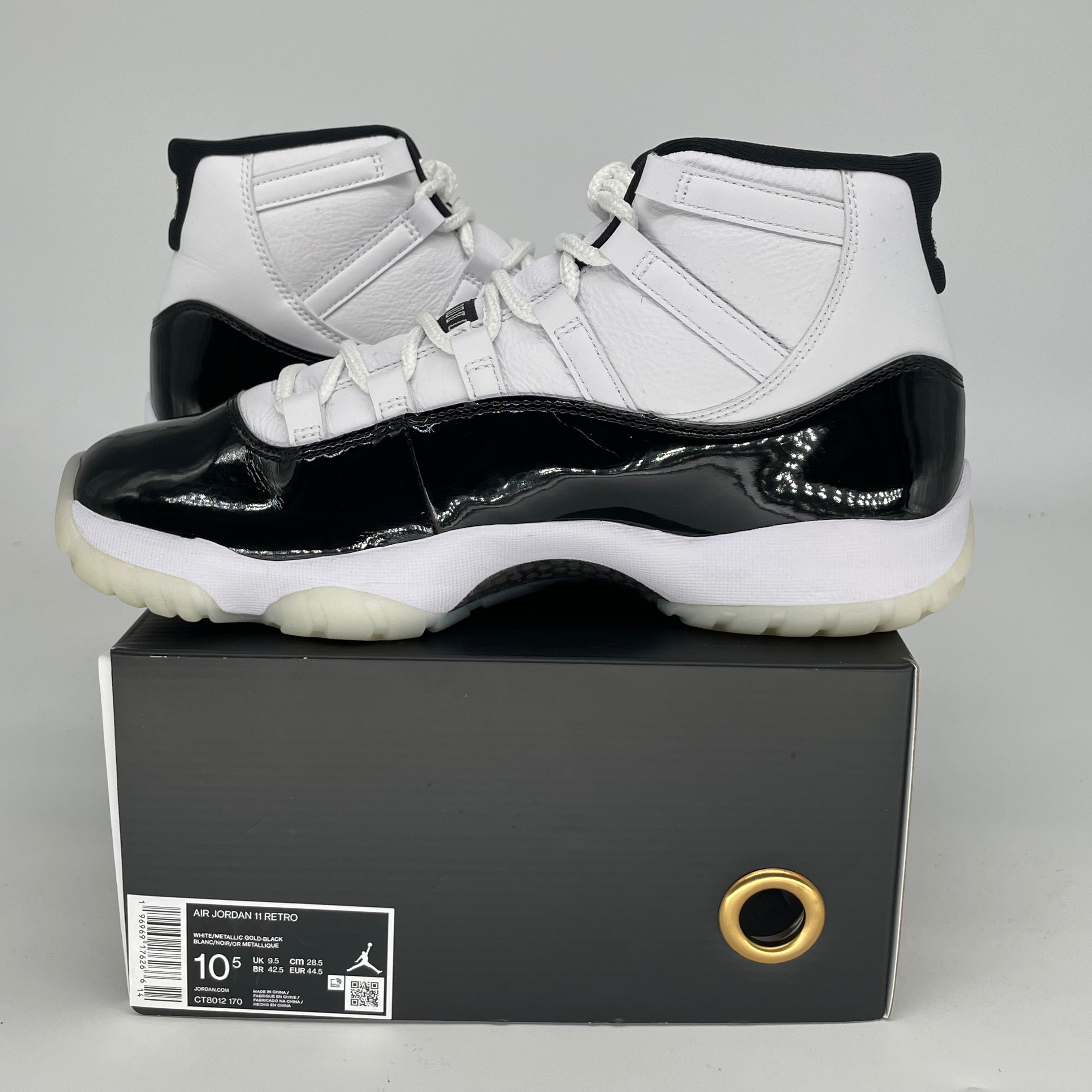 AIR JORDAN 11 DMP GRATITUDE Basketball Shoes Men's Size 10.5/Women's 12 (CT8012-170) - Retro Sneakers for Sports, Fashion & Casual Wear