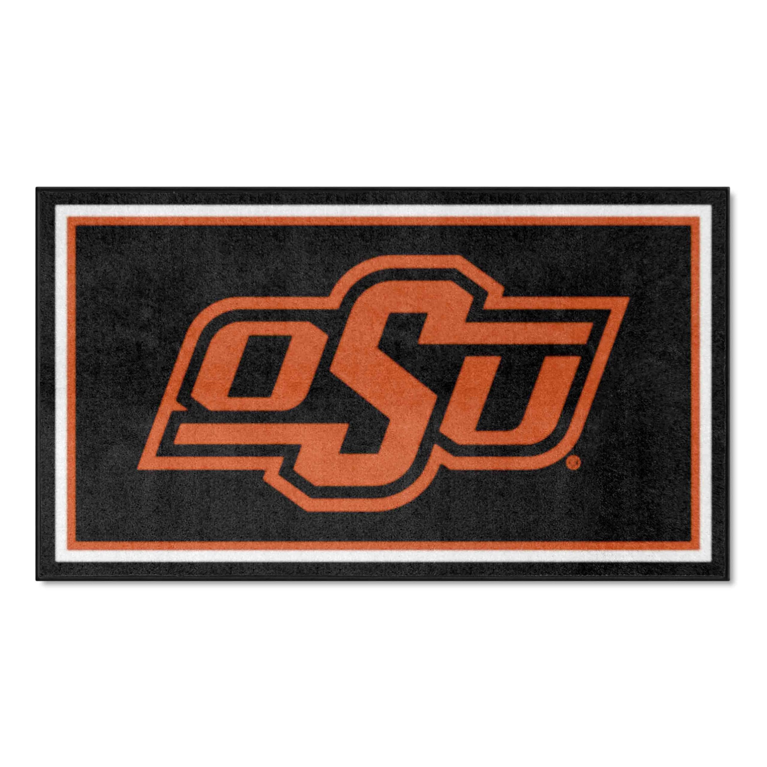 FANMATS NCAA Oklahoma State Cowboys 3ft x 5ft Plush Area Rug - Soft Sports Fan Rug for Home Decor, Game Room & Tailgating | Perfect for Living Room, Bedroom, Dorm & Outdoor Events