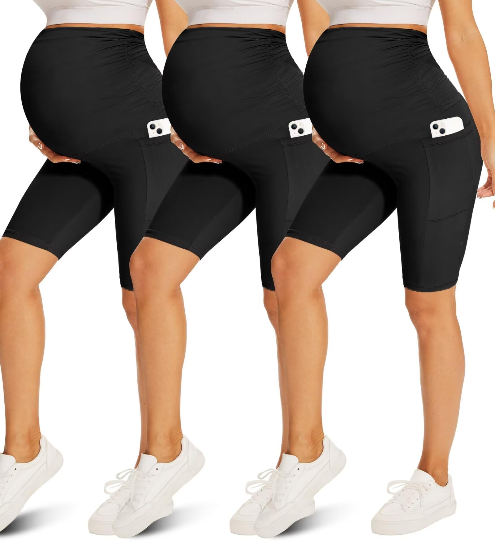 Women's Maternity Biker Shorts - 8