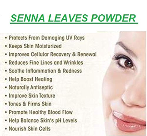 2-in-1 Gelatin with Senna Leaves Powder for Face Mask & Hair Removal - 75g | Natural Skin Care Solution for Smooth Skin & Facial Treatments | DIY Beauty at Home