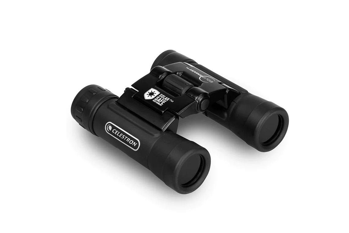 EclipSmart 10x25 Roof Solar Binoculars (71237) - Compact Waterproof Binoculars for Bird Watching, Hiking & Outdoor Adventures
