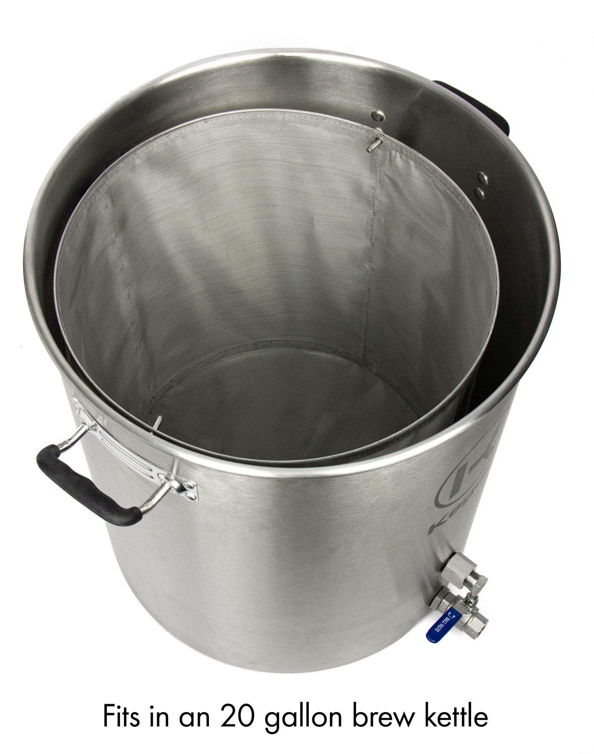 Premium Stainless Steel Cold Brew Coffee Filter Basket - Fits 20 Gallon Brew Pots - Perfect for Home, Cafe & Commercial Use