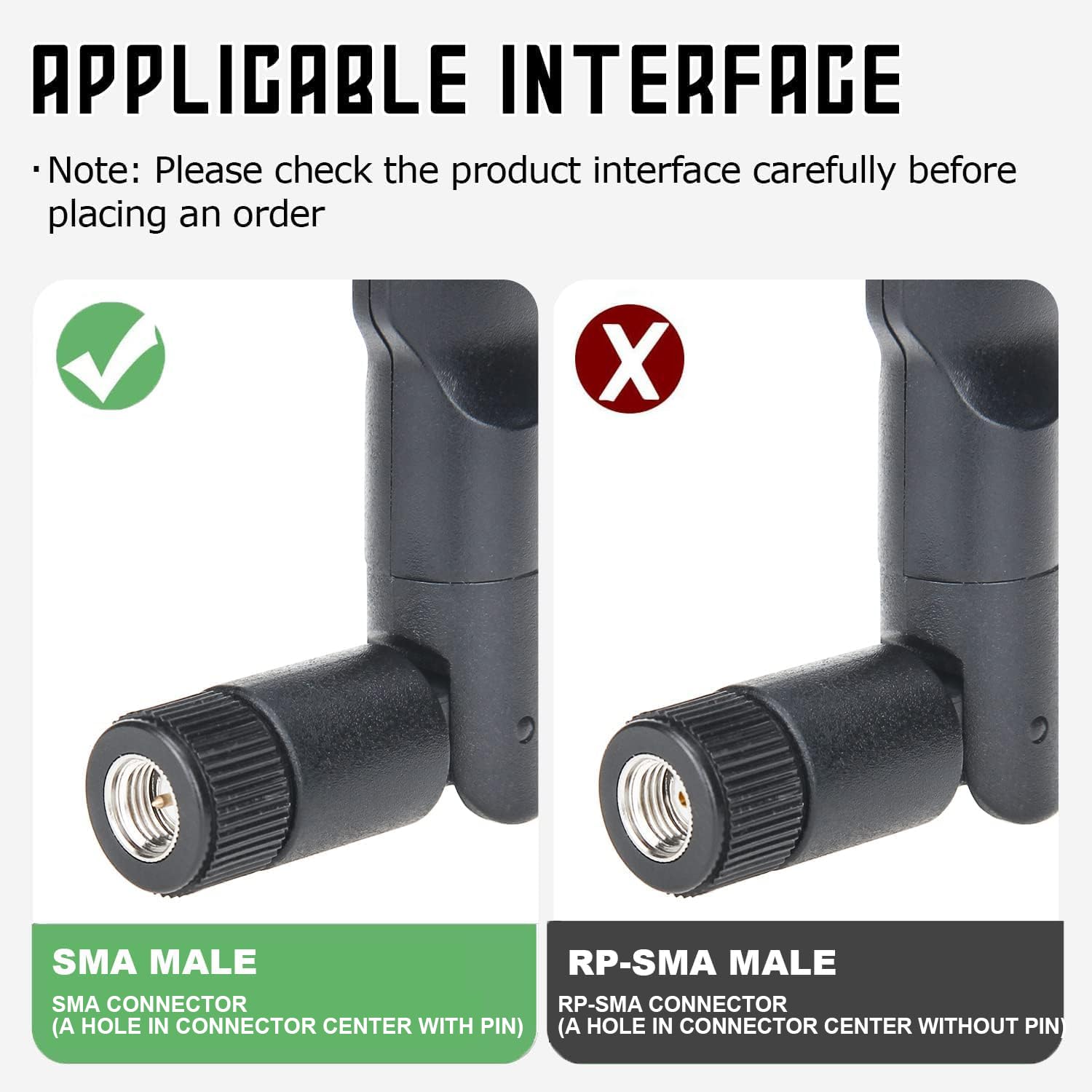 High Gain 8dBi Dual Band WiFi Antenna with SMA Male Connector - 2G/3G/4G Compatible for Wireless Security Cameras, IP Cameras, Surveillance Systems & Truck Backup Cameras - Perfect for Home Security, Vehicle Monitoring & Remote Video Surveillance
