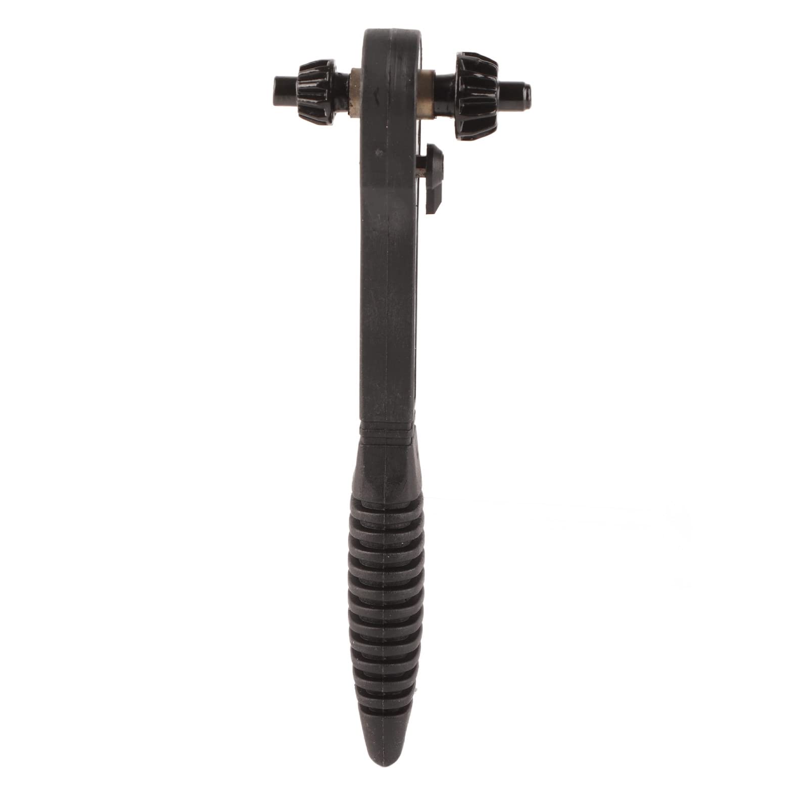 2 in 1 Ratchet Spanner & Drill Chuck Wrench - Professional Black Rust-Resistant Anti-Slip Design for Power Drills - Perfect for DIY Projects, Home Repairs, and Professional Construction Work