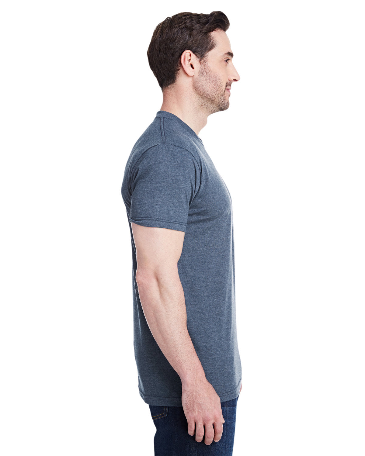 Bayside 5710 Unisex Triblend Comfort T-Shirt for Men & Women - Soft Casual Tee for Everyday Wear, Gym, and Outdoor Activities