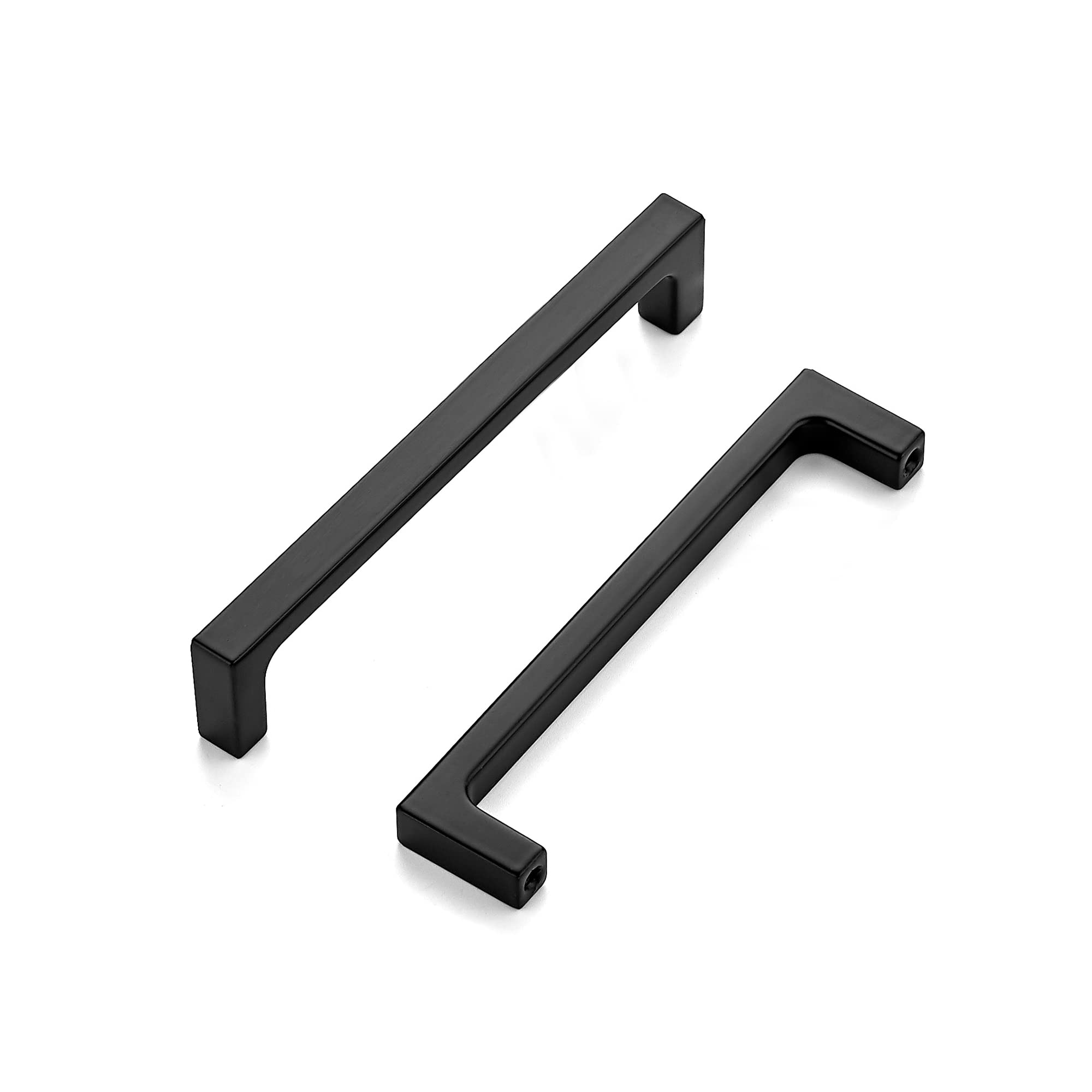 Ravinte 30-Pack 5-Inch Matte Black Cabinet Pulls - Solid Square Bar Drawer Handles for Kitchen Cabinets & Furniture | Durable Hardware for Modern Home, Office & DIY Projects