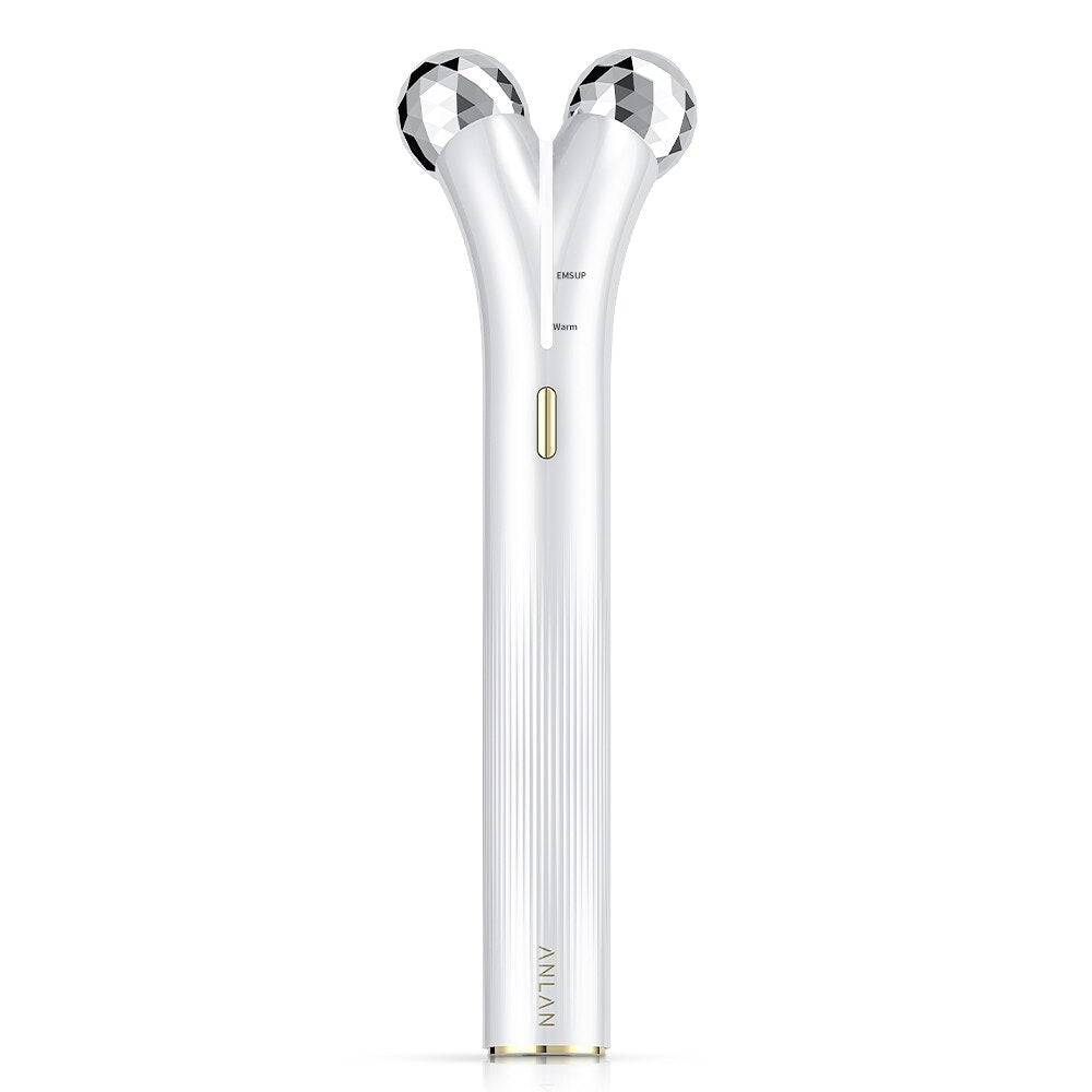EMS V Face Massager Roller - Anti-Aging Facial Toning Device for Skin Tightening & Wrinkle Reduction | Perfect for Home Spa & Skincare Routine