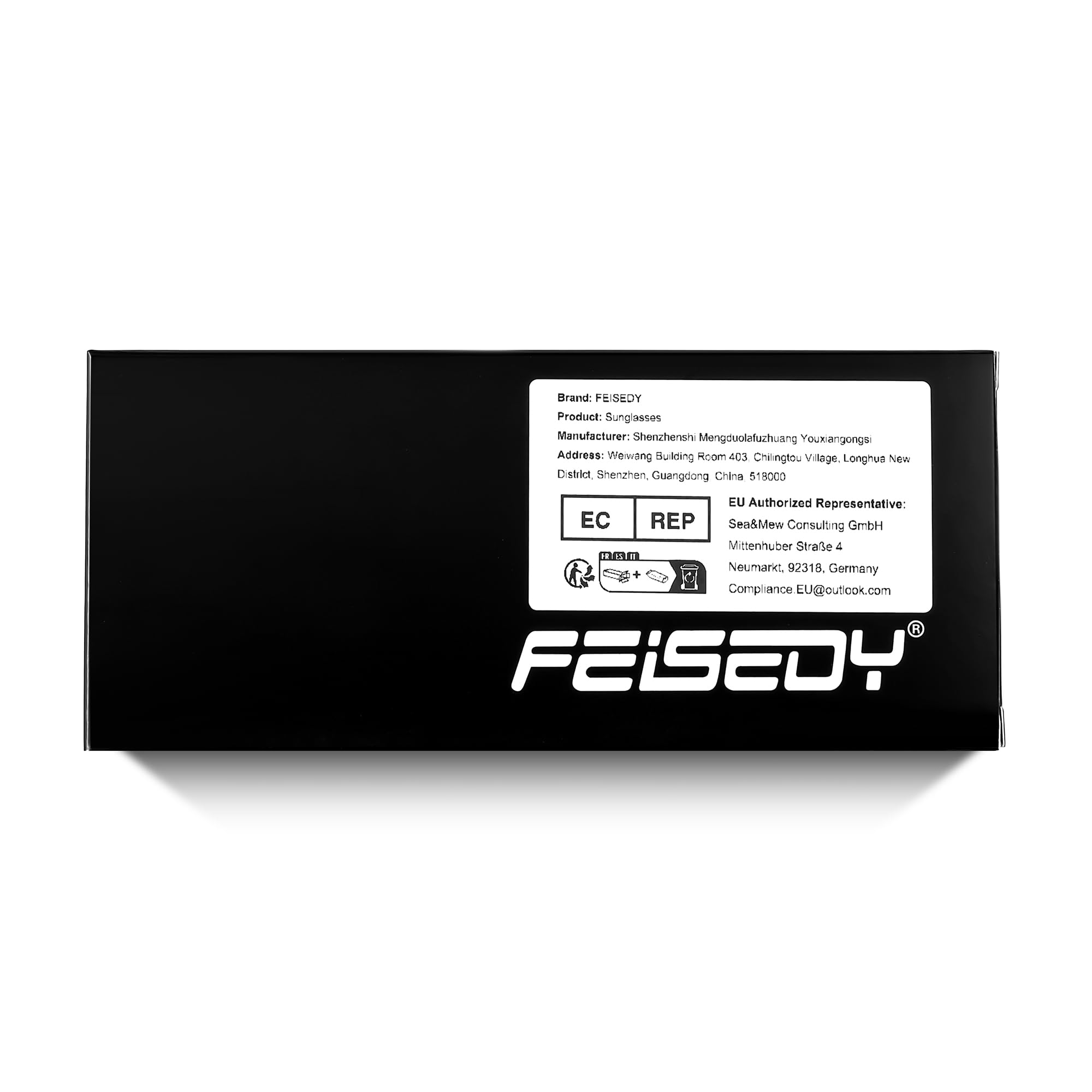 FEISEDY Women's Rimless Hexagonal Sunglasses with Gradient Lenses for Fashion Outfits