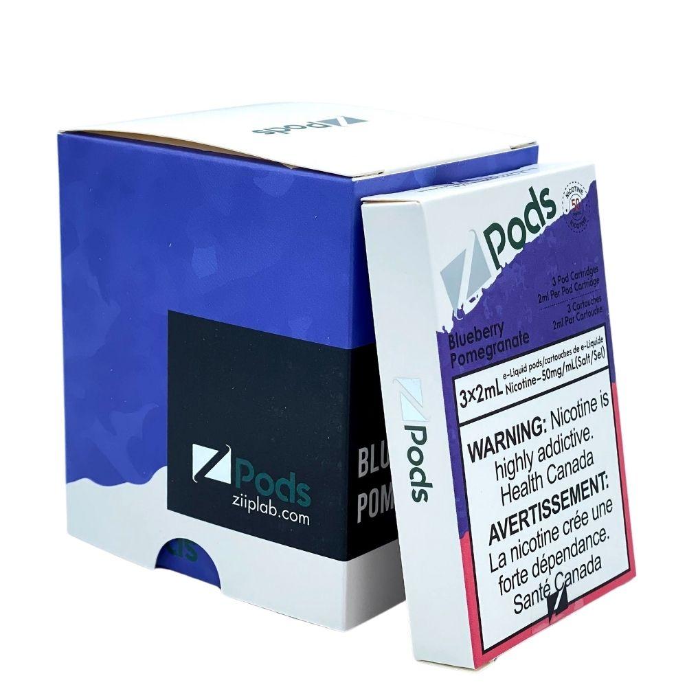 Blueberry Pomegranate Z Pods - Refillable Vape Cartridges for Disposable Vape Pens | Perfect for On-the-Go Vaping & Relaxation