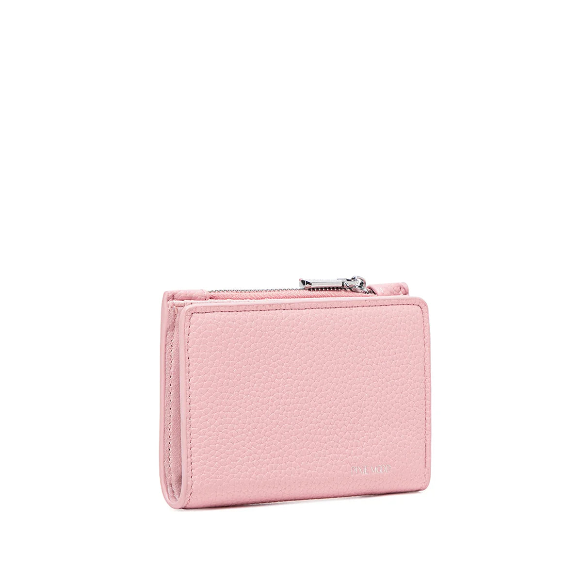 Aiko Light Pink Pebbled Leather Wallet - Stylish & Durable Women's Wallet for Everyday Use, Travel & Gift Giving