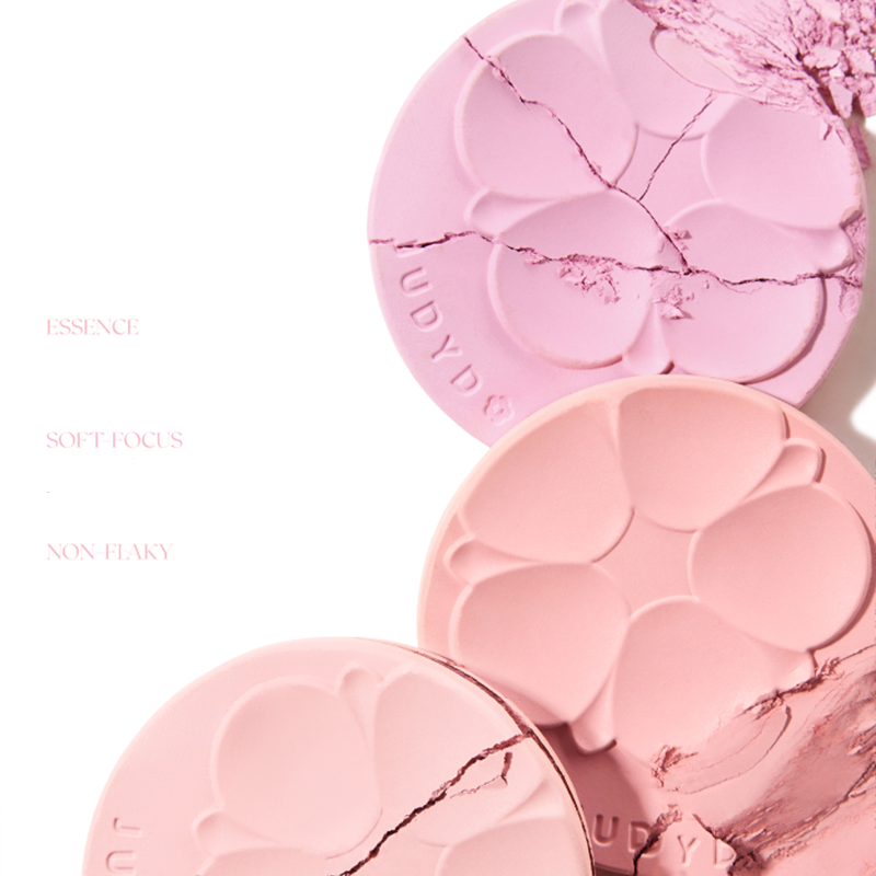 Judy Doll Monochrome Blush Powder - Matte Long-Lasting Blush Makeup for Cheeks, Natural Flush Look | Perfect for Everyday Wear & Special Occasions