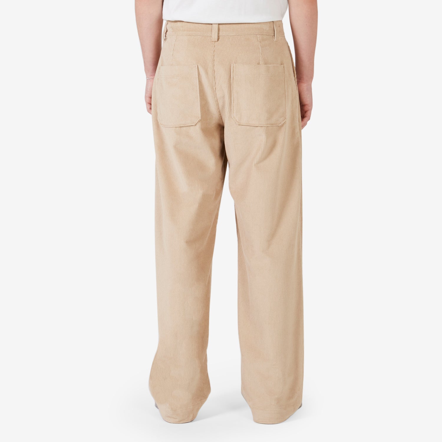 Aidan Women's Casual Beige Pants - Comfortable High Waist Trousers for Work, Office & Everyday Wear