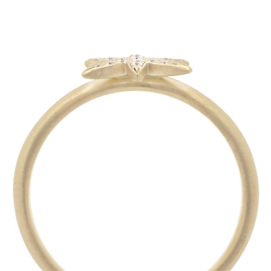 Sparkling Diamond Pave Star Ring - 14K Gold/White Gold/Sterling Silver - Perfect for Engagement, Anniversary & Special Occasion Gifts