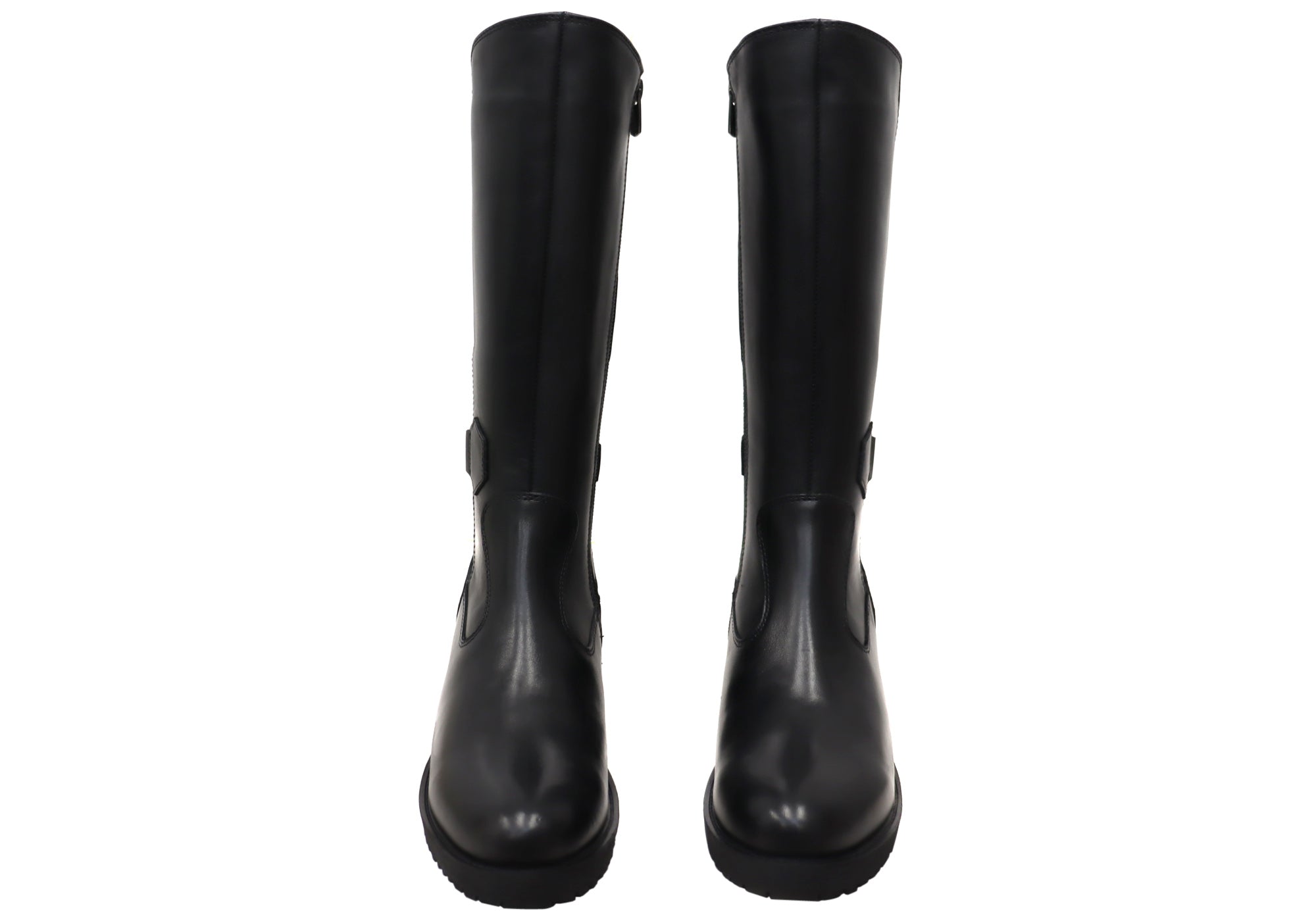 Orizonte Women's Comfortable Leather Mid Calf Boots | European Style Ankle Booties for Walking, Work & Casual Outfits | Perfect for Office, Travel & Winter Fashion