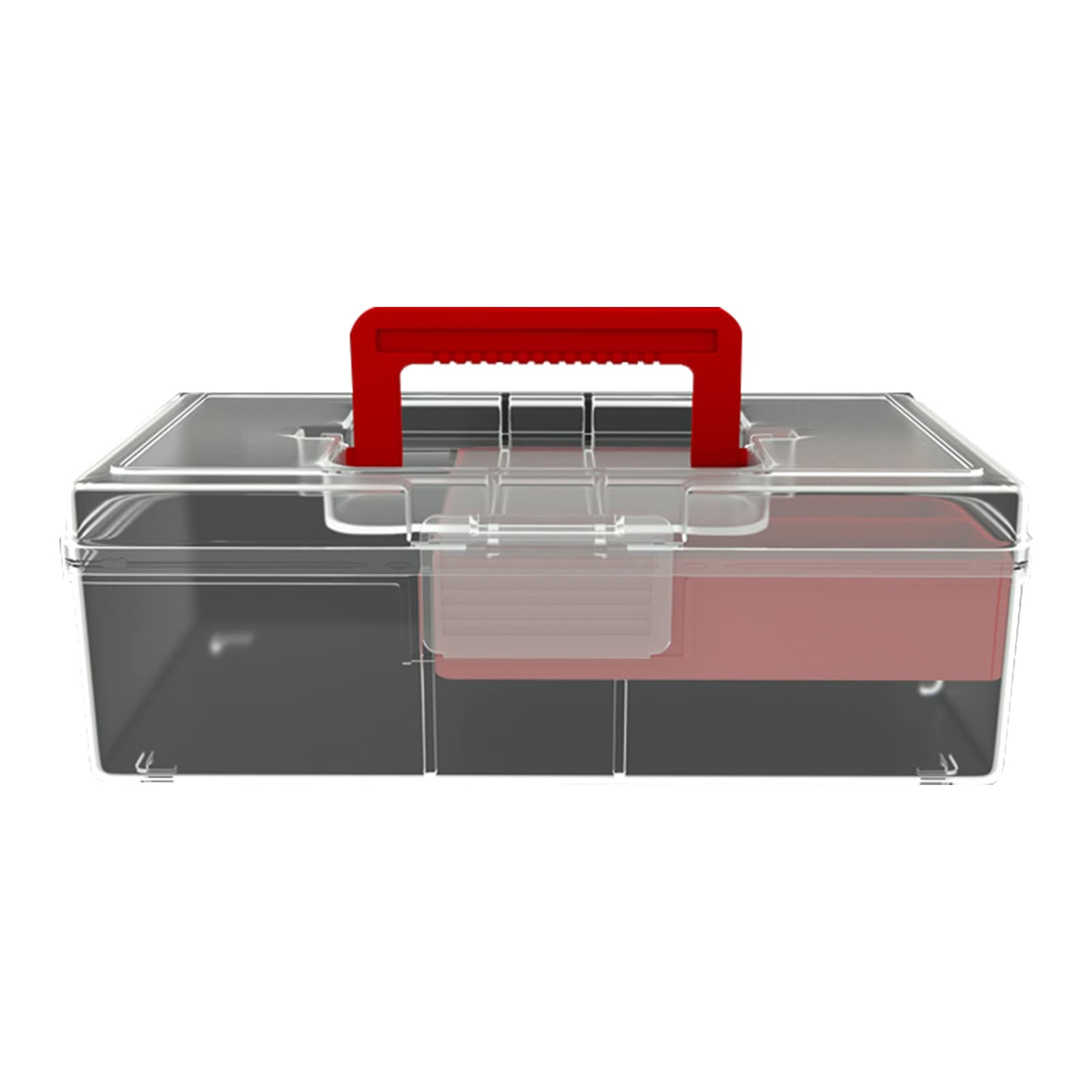 Waterproof Anti-Collision Fishing Tackle Box - Durable Plastic Multi-Compartment Lure Storage Organizer for Bass, Trout & Saltwater Fishing | Perfect for Boat, Kayak & Shoreline Fishing Trips