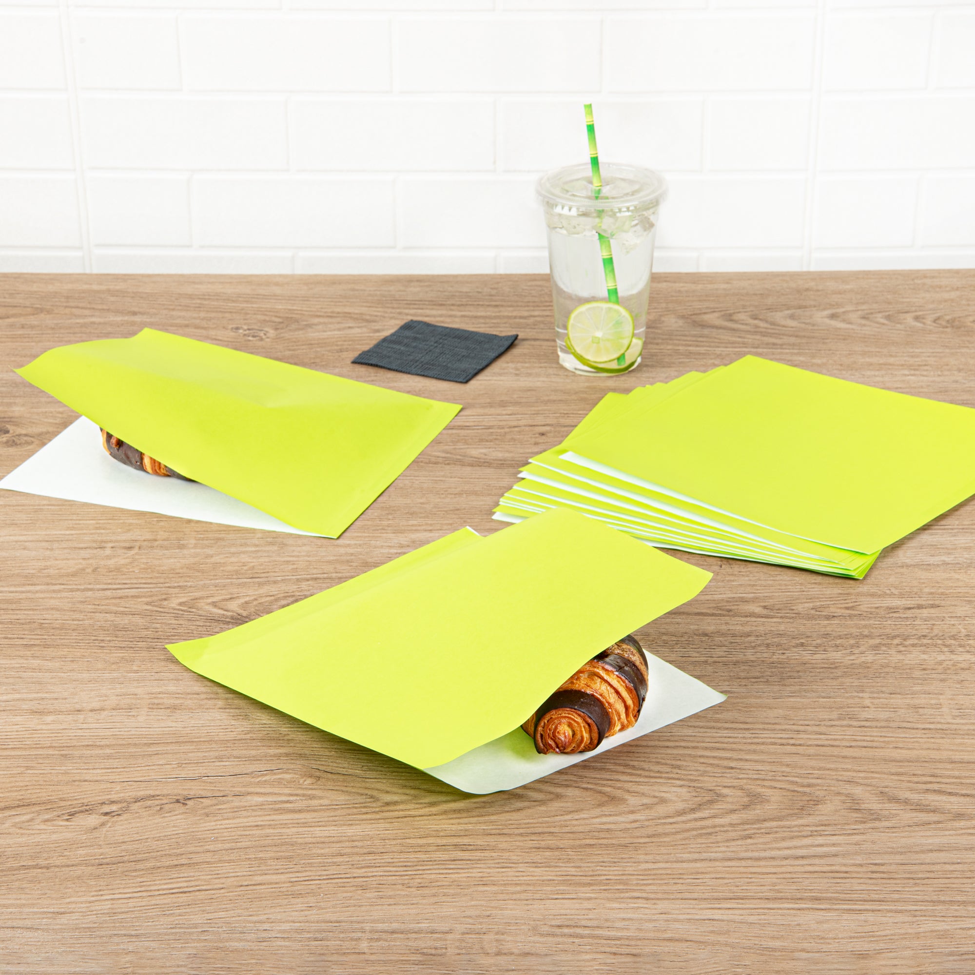Eco-Friendly Large Double Open Paper Bag - Greaseproof, 10