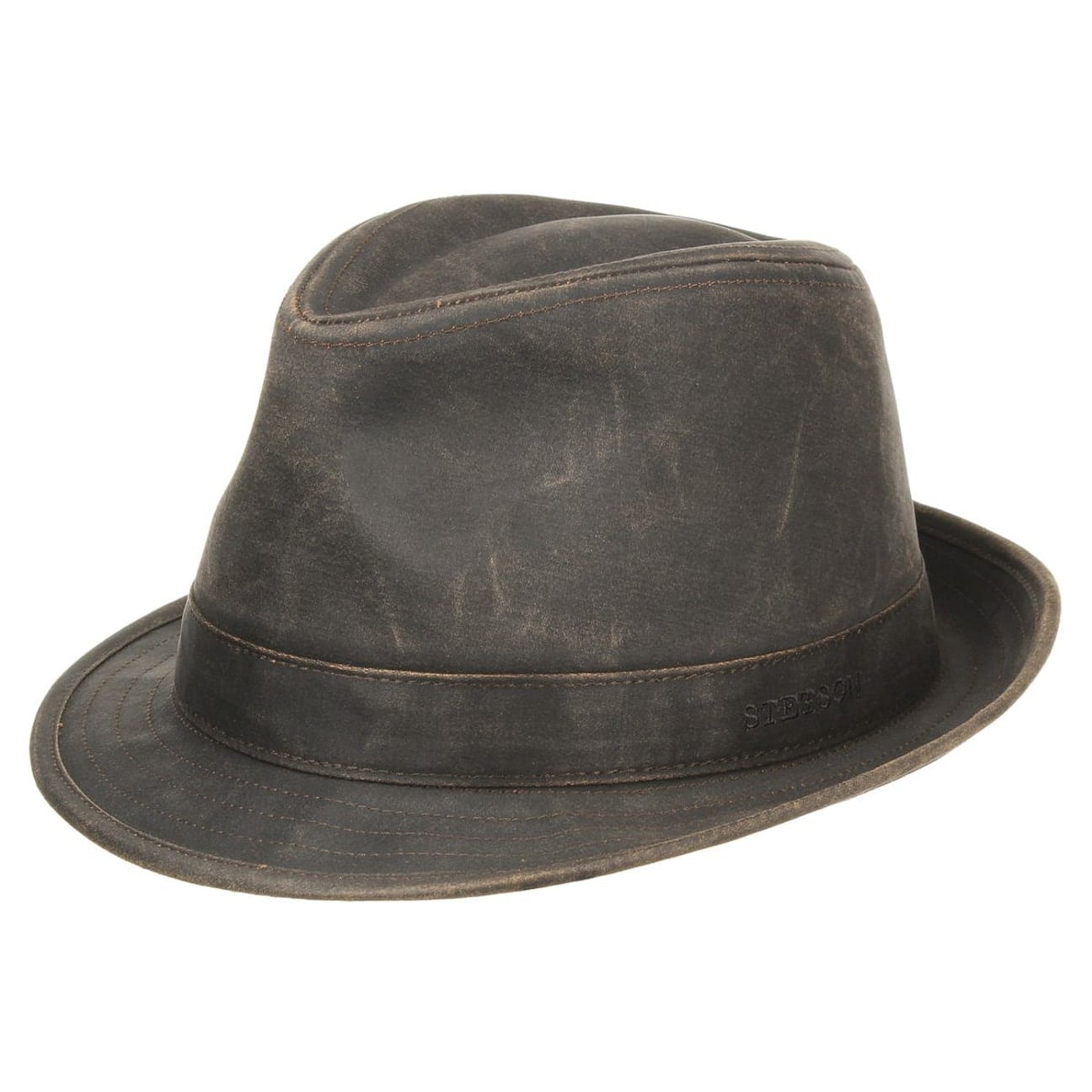 Stetson Odessa Trilby Cloth Hat for Men & Women - Classic Fedora Style Sun Hat for Outdoor, Travel, and Casual Wear