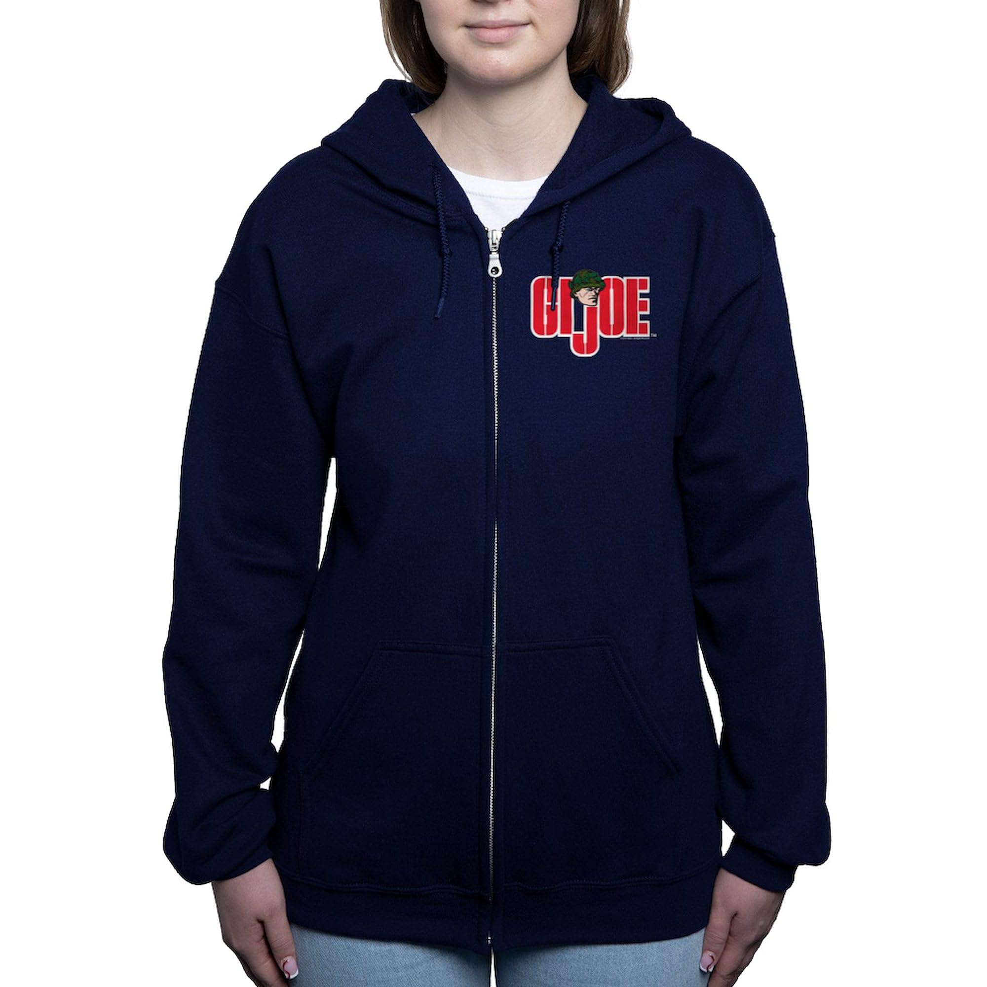 GI Joe Logo Women's Zip-Up Hoodie Sweatshirt | Casual Pullover Jacket for Fans | Perfect for Cosplay, Conventions & Everyday Wear