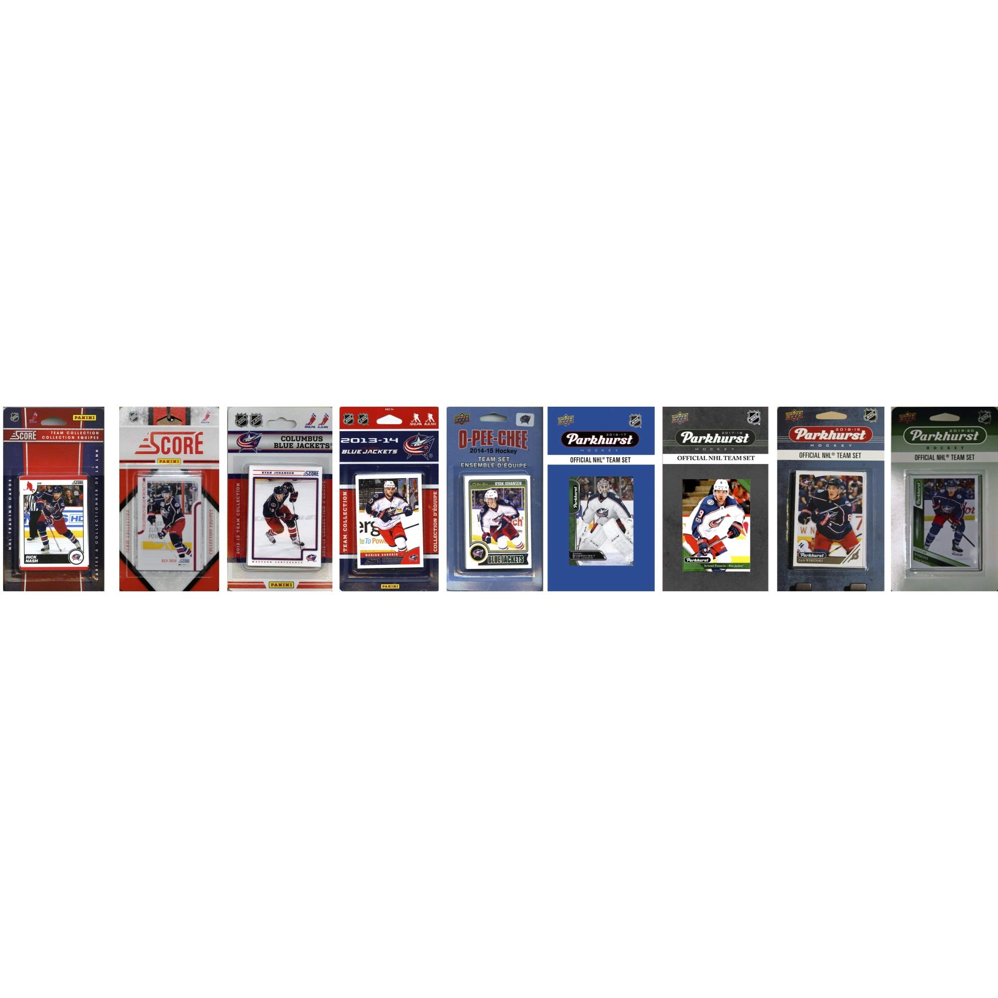 NHL Columbus Blue Jackets Trading Cards - White, One Size - Perfect for Collectors and Fans