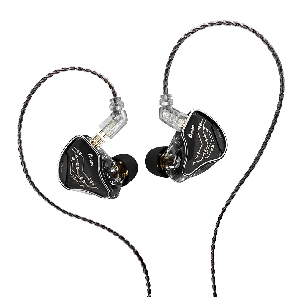 IKKO Lumina OH300 High-Fidelity Dynamic In-Ear Monitors - Premium Sound for Audiophiles, Musicians & Gamers - Perfect for Studio Recording, Live Performances & Gaming